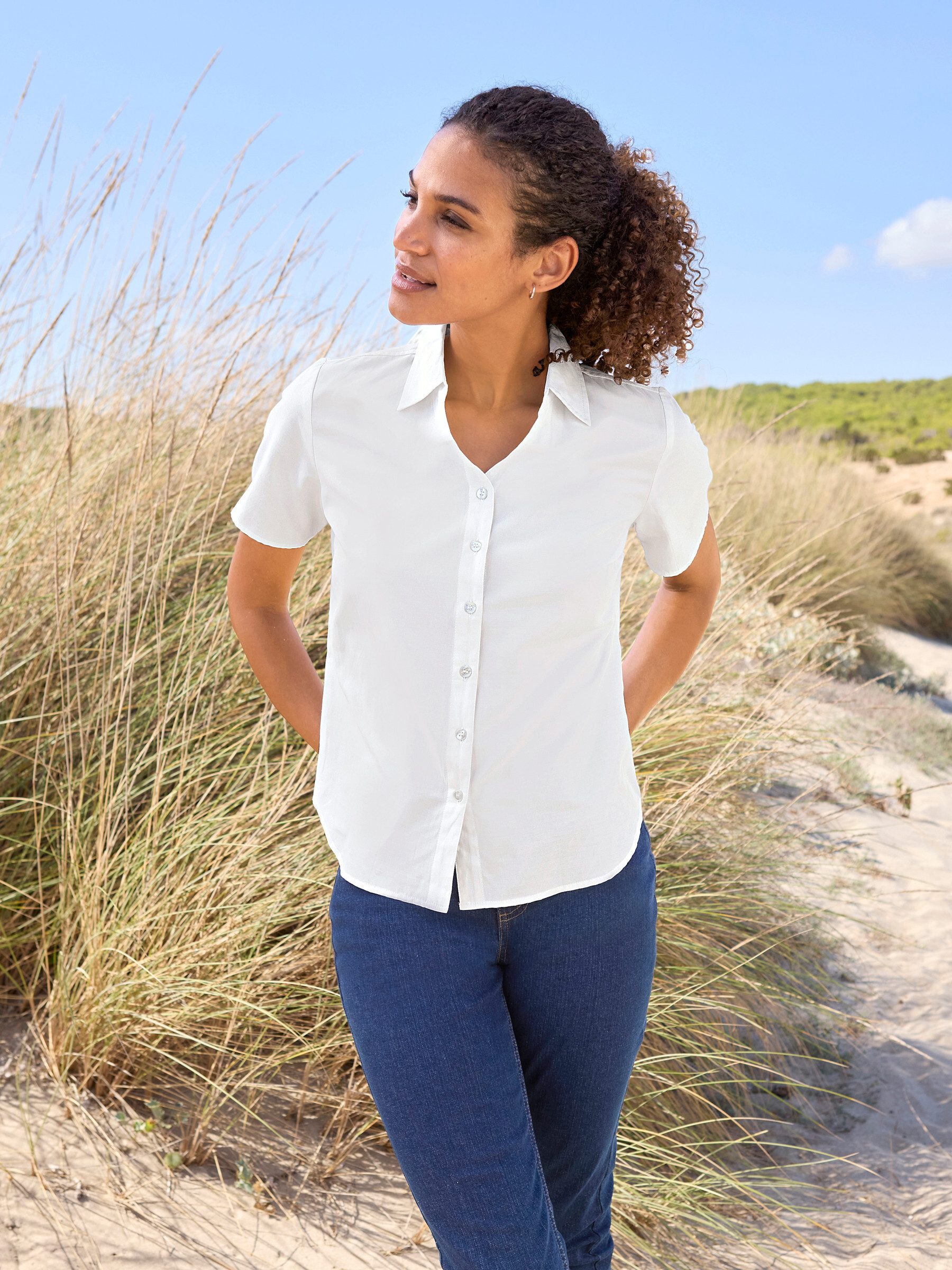 Witt Klassische Bluse Kurzarmbluse günstig online kaufen