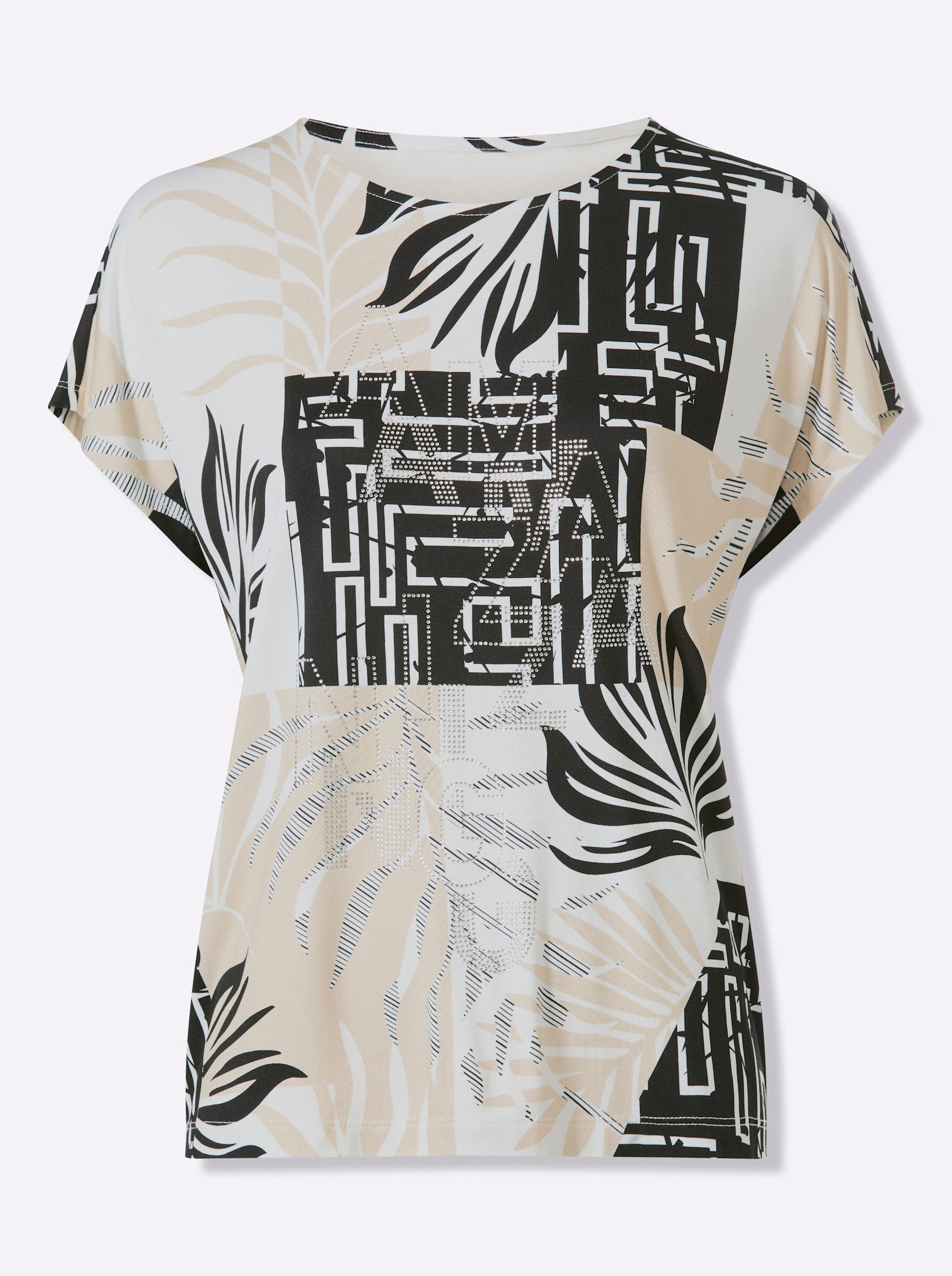 heine T-Shirt Druck-Shirt Kurzarm