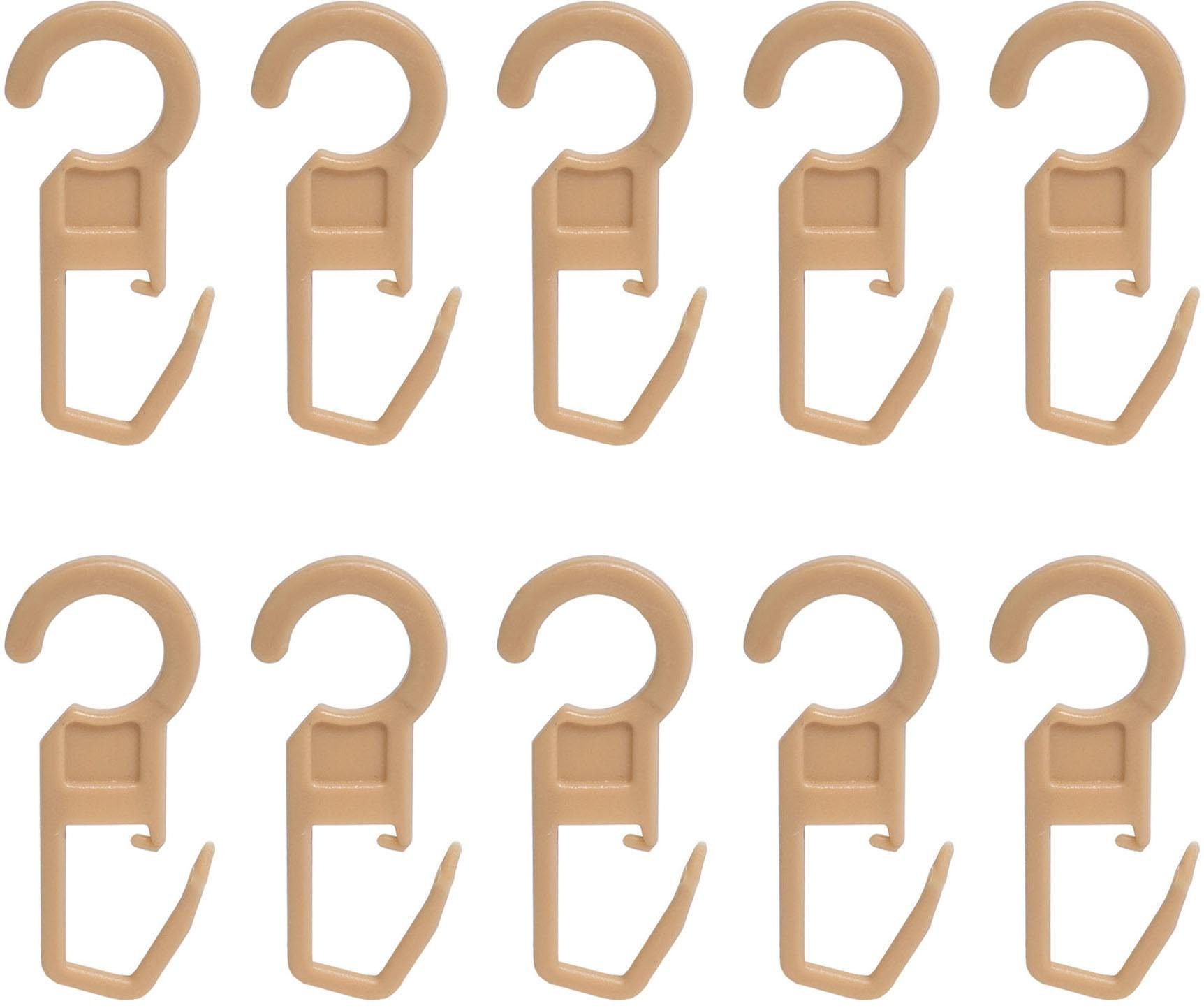 Liedeco Faltenclip, Gardinen, Vorhänge, (Set, 10-St), günstig online kaufen