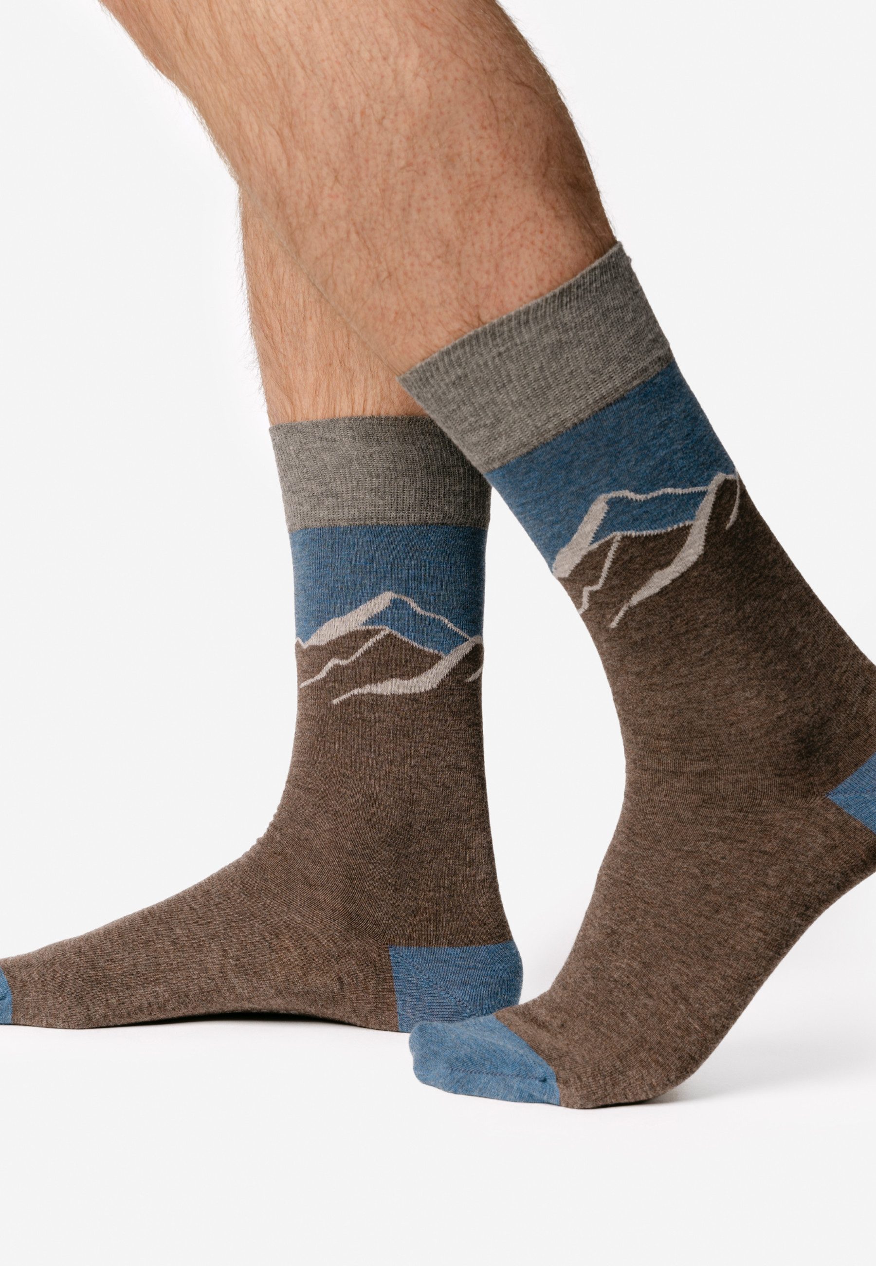 LIVING CRAFTS Socken BIBO, 2er Pack GOTS zertifiziert