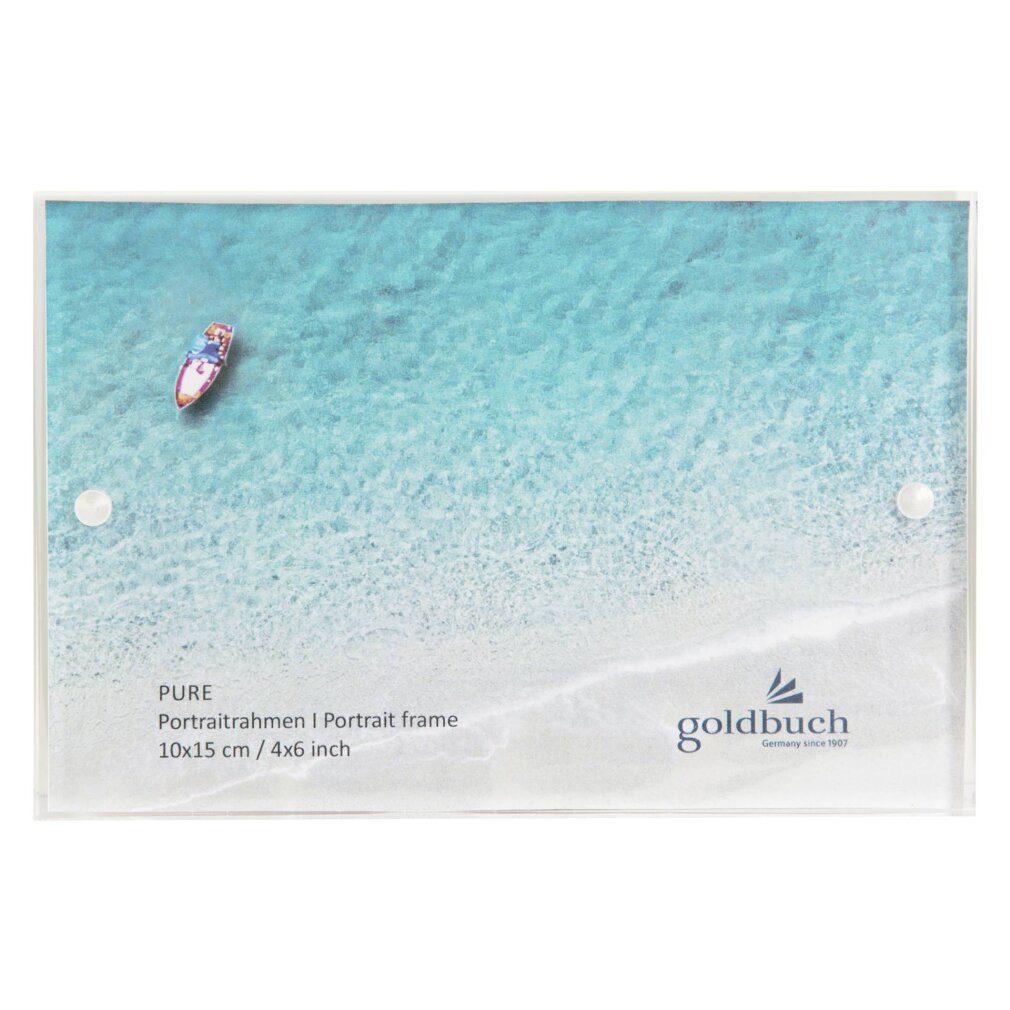 Goldbuch Rahmen Pure 10x15 Acryl Portraitrahmen 950012