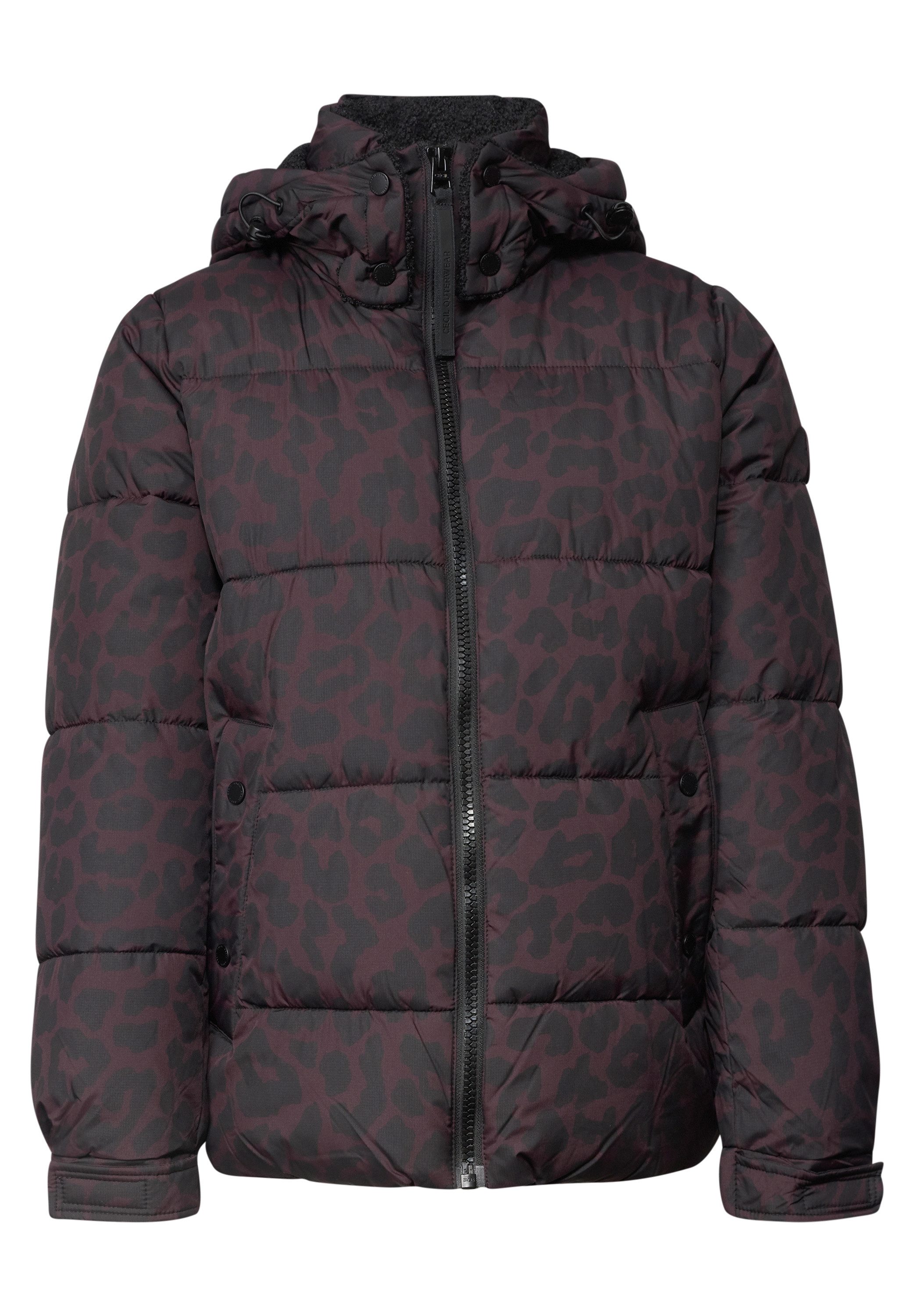 CECIL Steppjacke mit Animal-Print