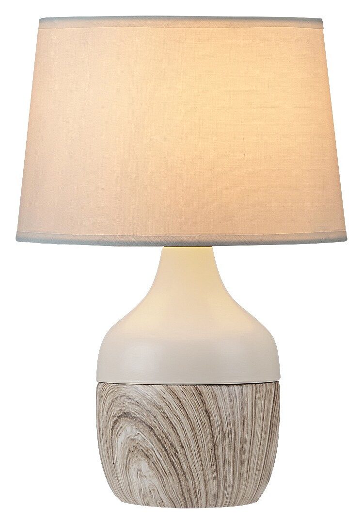 Rabalux LED Leselampe "Yvette" Keramik, creme, rund, E14, IP20, ø200mm
