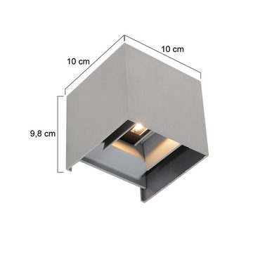 Liadomo LED Wandleuchte Maro, LED fest integriert, Warmweiß, für Badezimmer geeignet, 2 Farben, Lichtwinkel verstellbar