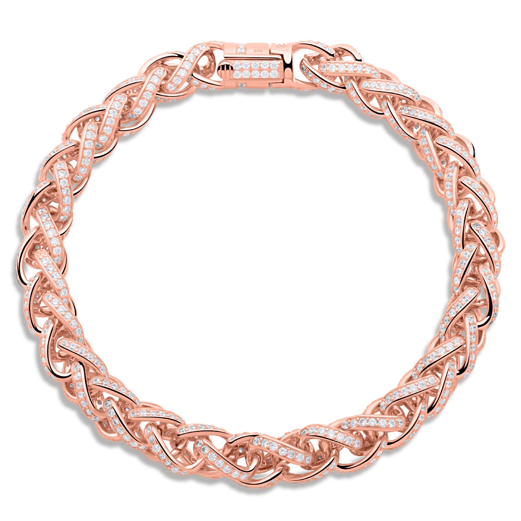Tony Fein Silberarmband Zopfarmband 8 mm günstig online kaufen