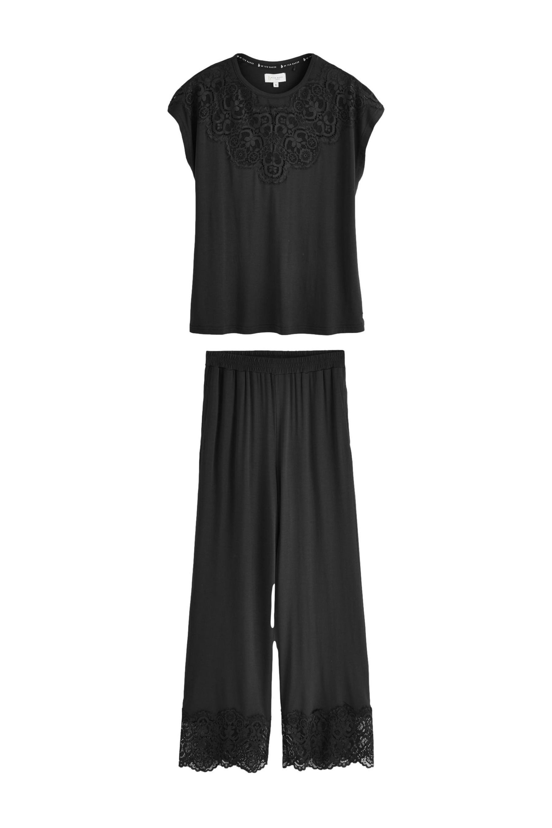 Pyjama B by Ted Baker Schlafanzug aus Modal mit Spitze