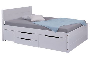 HARPER Jugendbett Bett HARPER ITABORAI (BHT 209x90x146 cm) BHT 209x90x146 cm weiß