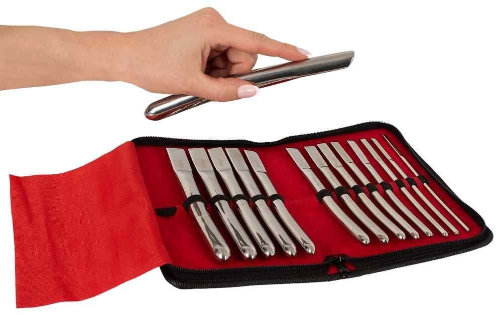 X Harnröhrenstecker PENIS Set Penisplug PLUG 14-Piece Peniskäfig Magic