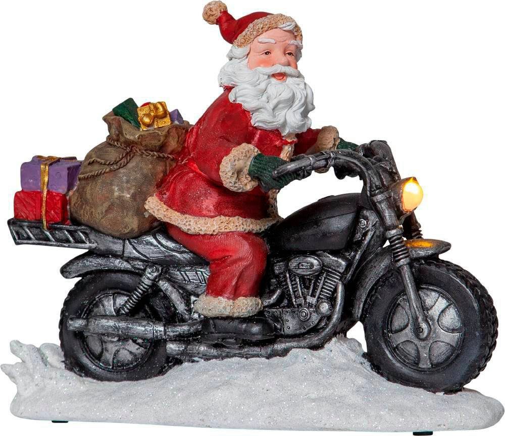 EGLO LED Dekofigur »MERRYVILLE«, LED Weihnachtsmann auf Motorrad -  Weihnachtsdeko - Weihnachten - Dekoration - Deko - Winter - Fensterdeko -  Beleuchtung - Licht - Dekoartikel online kaufen | OTTO