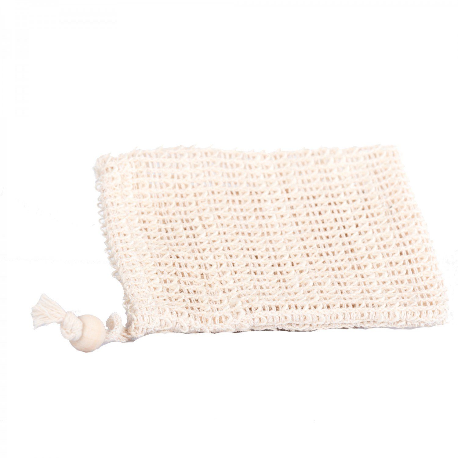 mitienda Badebürste Seifensäcken aus Baumwolle Natur 13x10cm