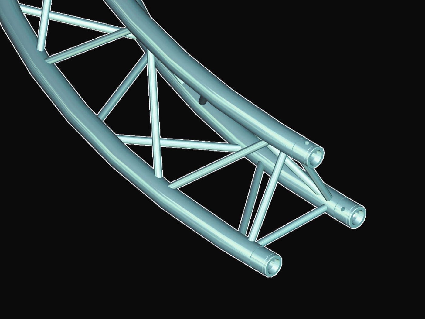 Thumbnail - Alutruss Rahmentraverse ALUTRUSS TRILOCK 6082 Vollkreis d=2m (inside) /\