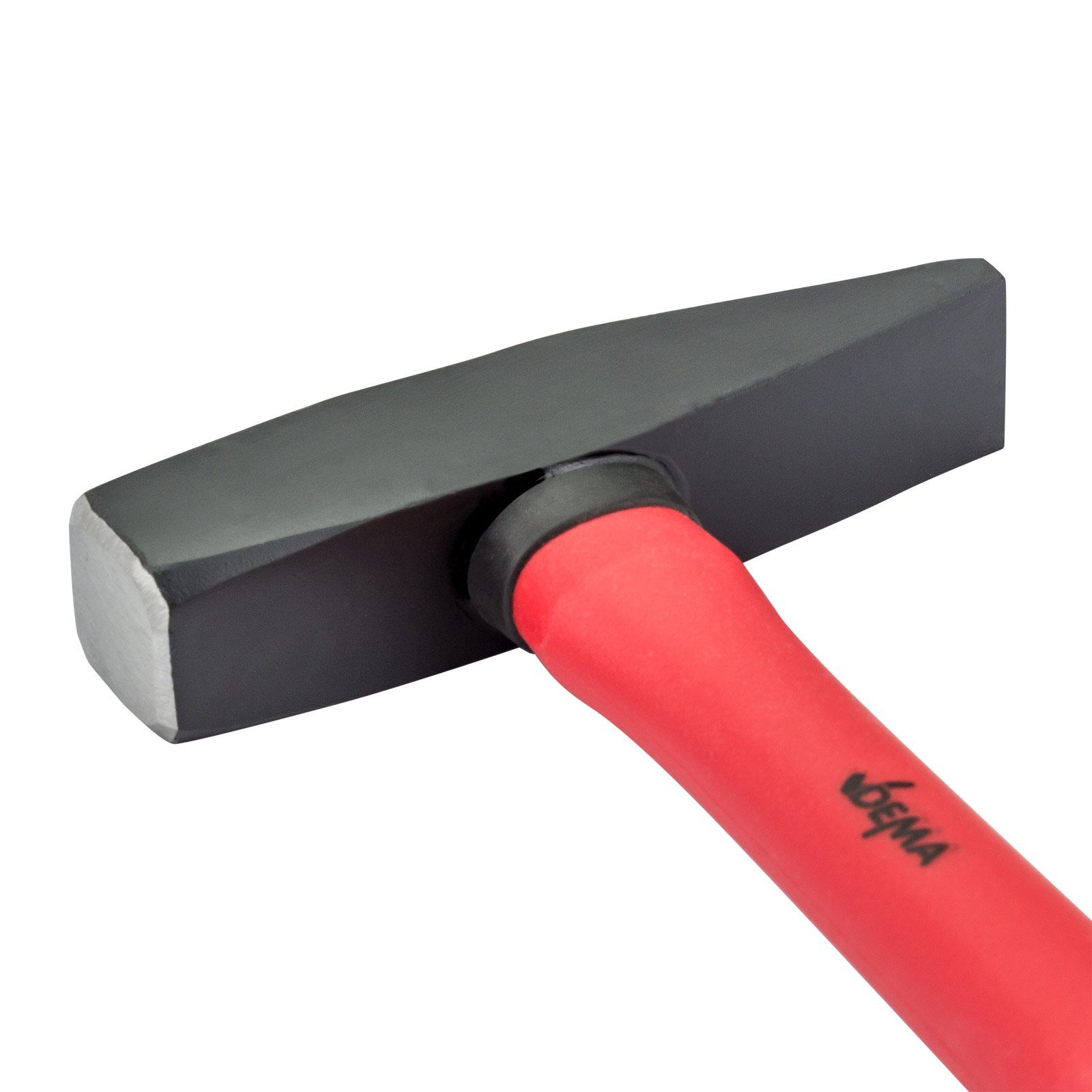 DEMA Hammer Schlosserhammer / Hammer 200g mit Fiberglasstiel