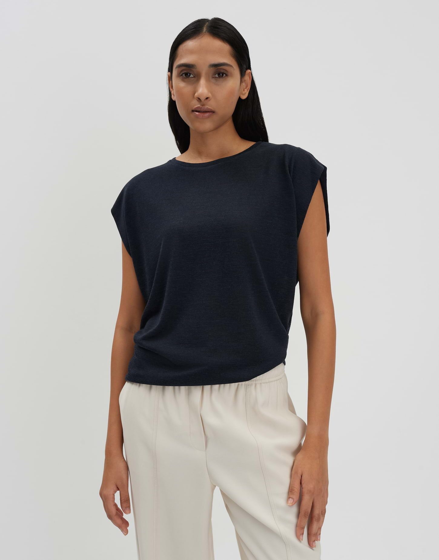 someday Kurzarmshirt KELUCIA Regular aus Flammgarn günstig online kaufen