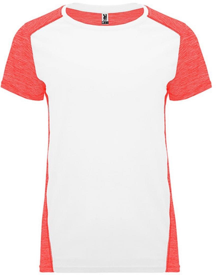 Roly Rundhalsshirt Damen Zolder T-Shirt, Kombination aus zwei Polyestergeweben