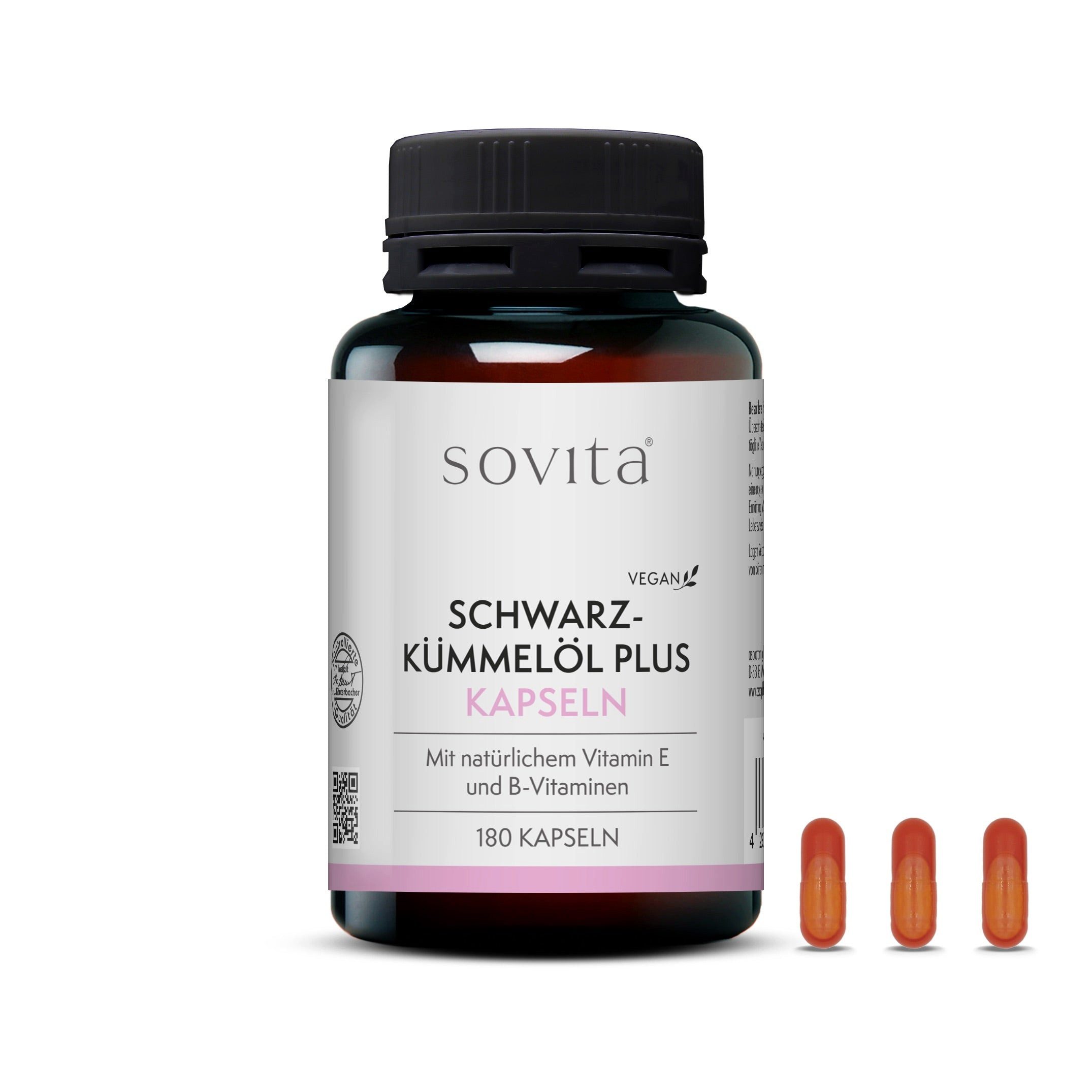 Ascopharm sovita Schwarzkümmelöl Plus Kapseln 1, 1 er