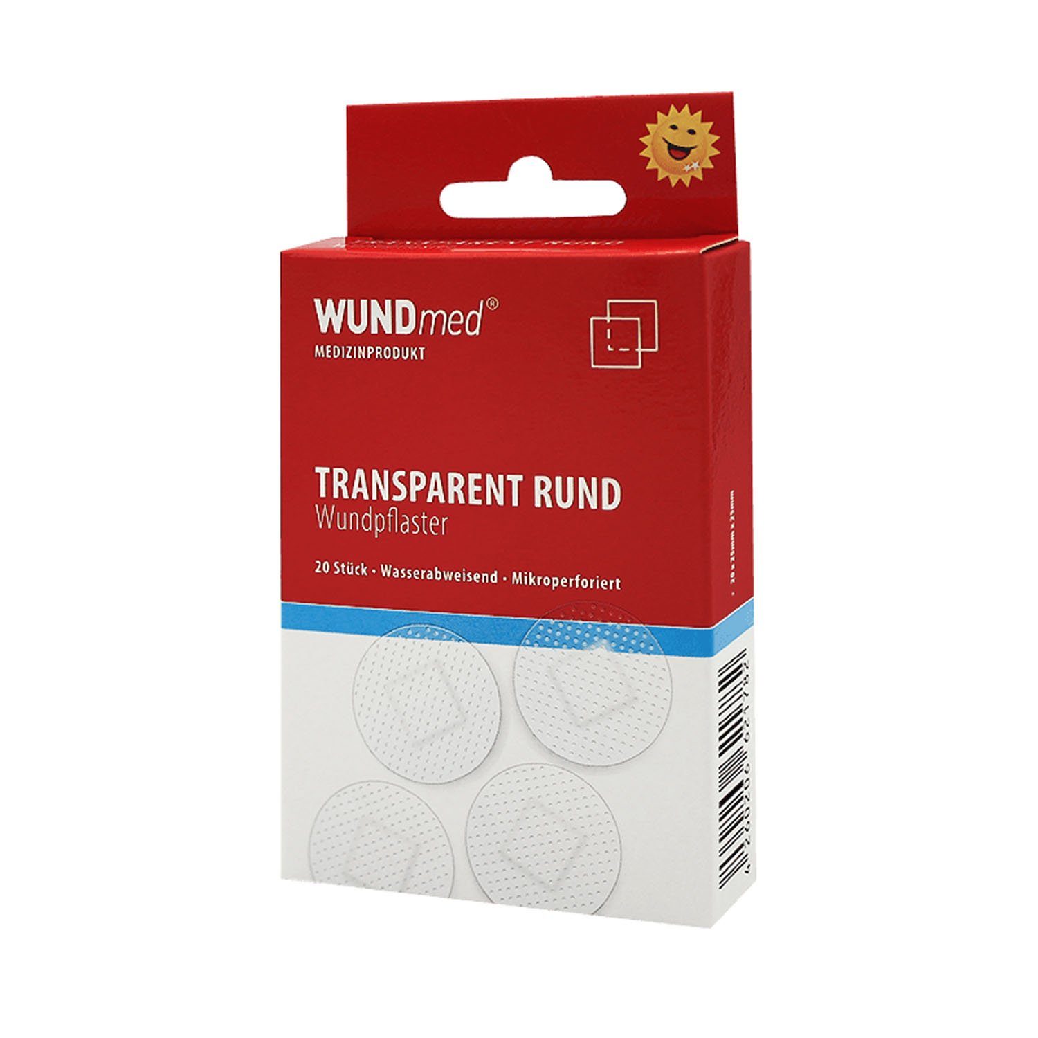 Wundmed Wundpflaster WUNDPFLASTER 2,5 cm rund transparent 20 St Pflaster