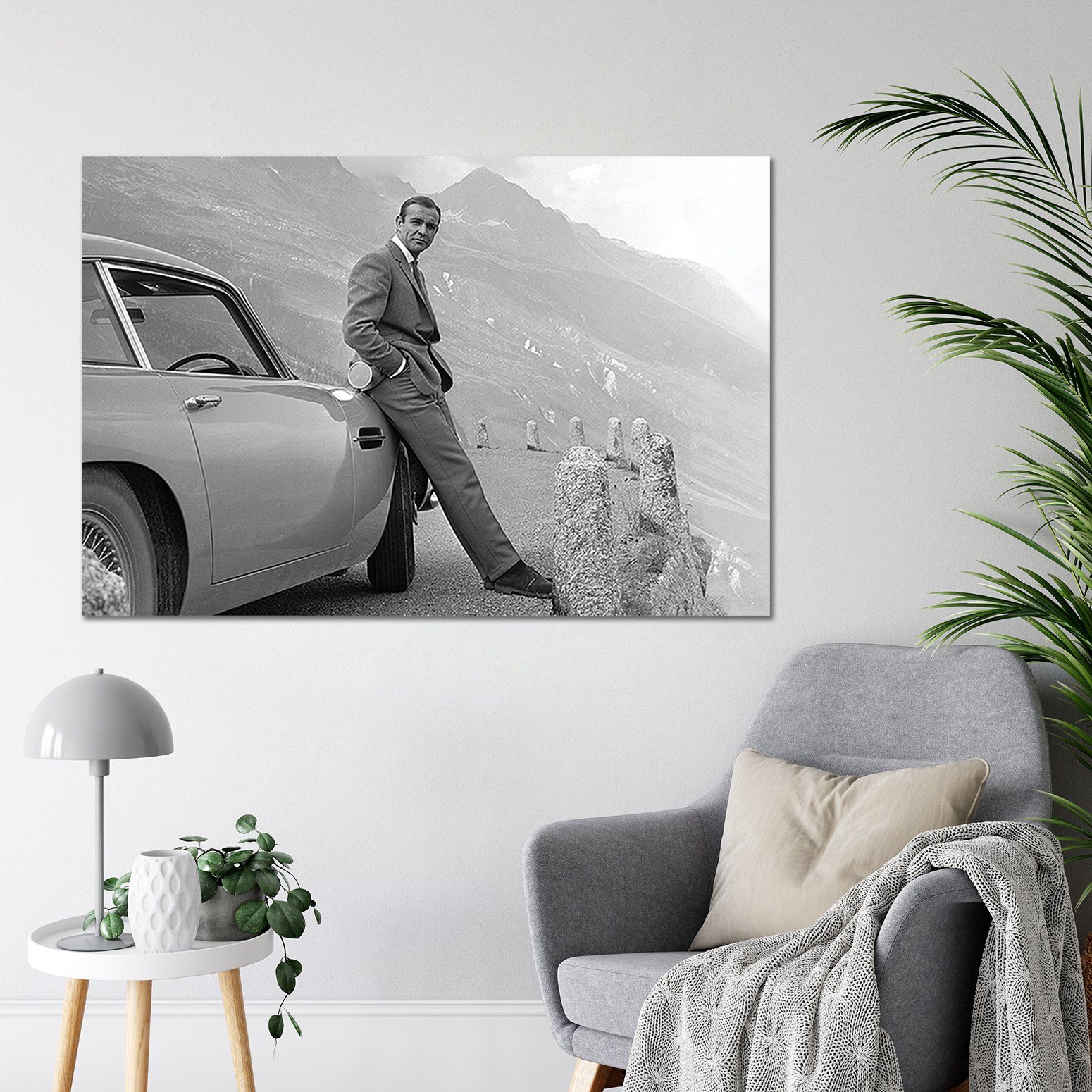 PYRAMID Poster James Bond Poster Sean Connery & Aston Martin 91,5 x 61 cm – Bild 3 von 5