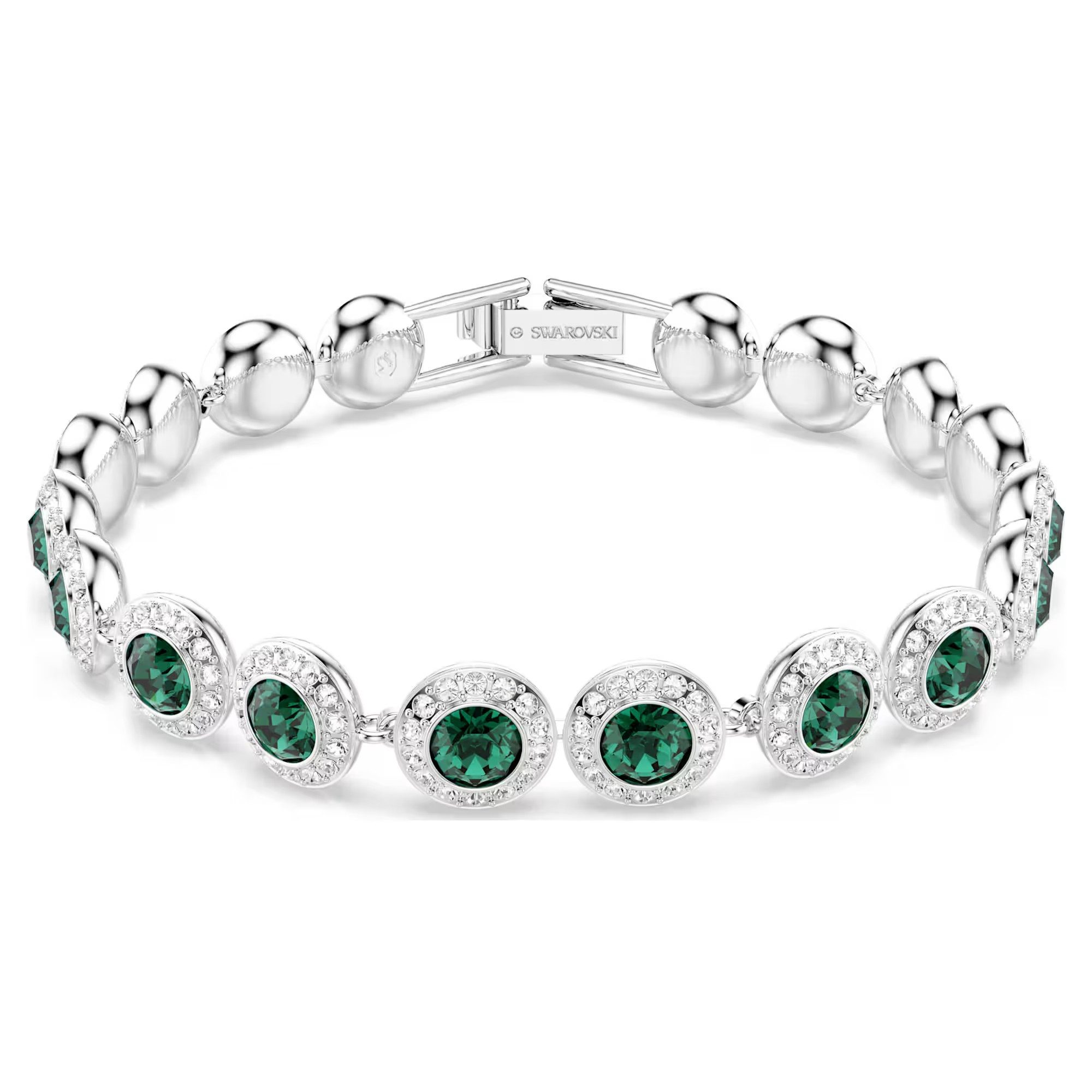 Swarovski Armband Una Tennis grün