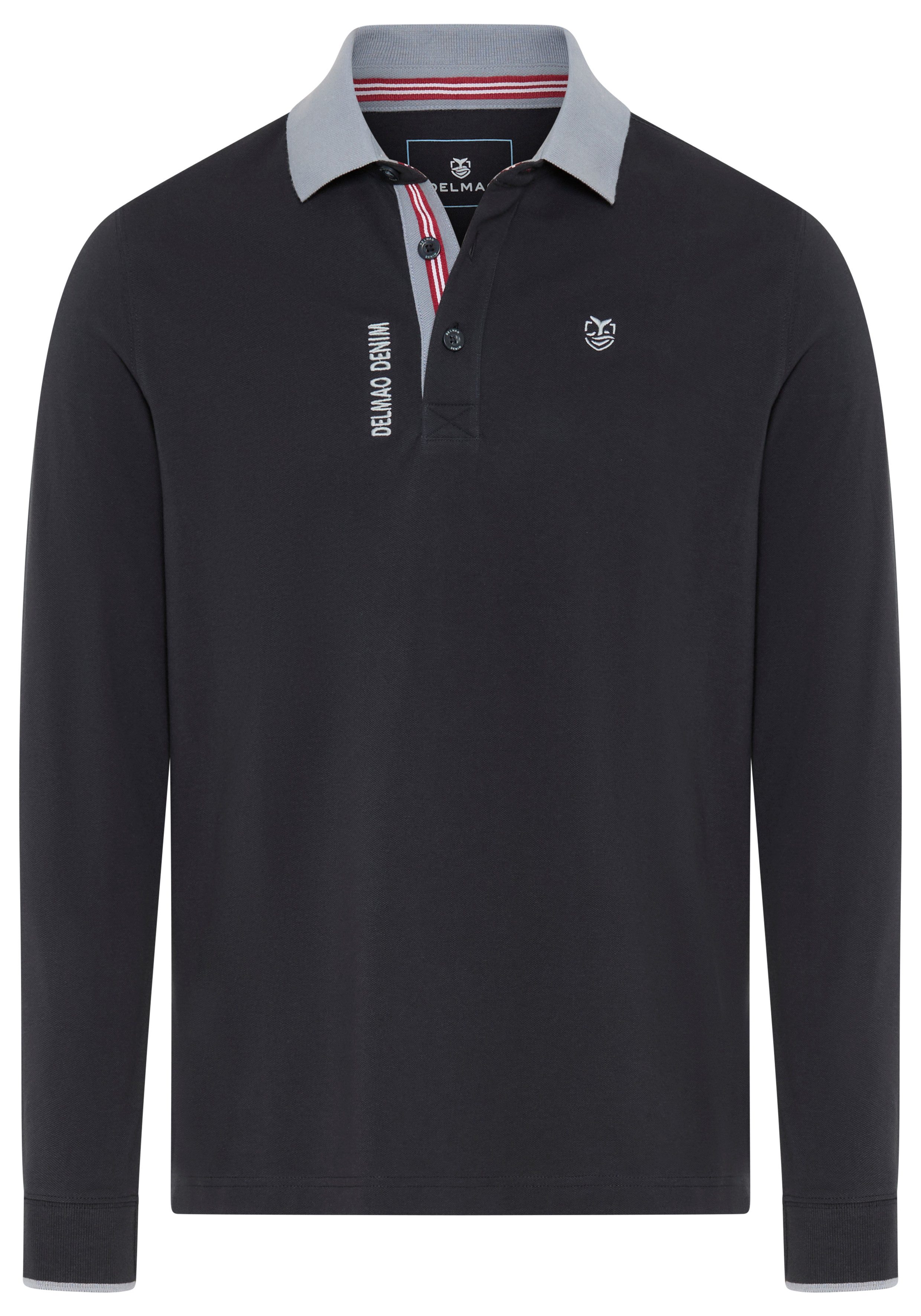 Langarm-Poloshirt