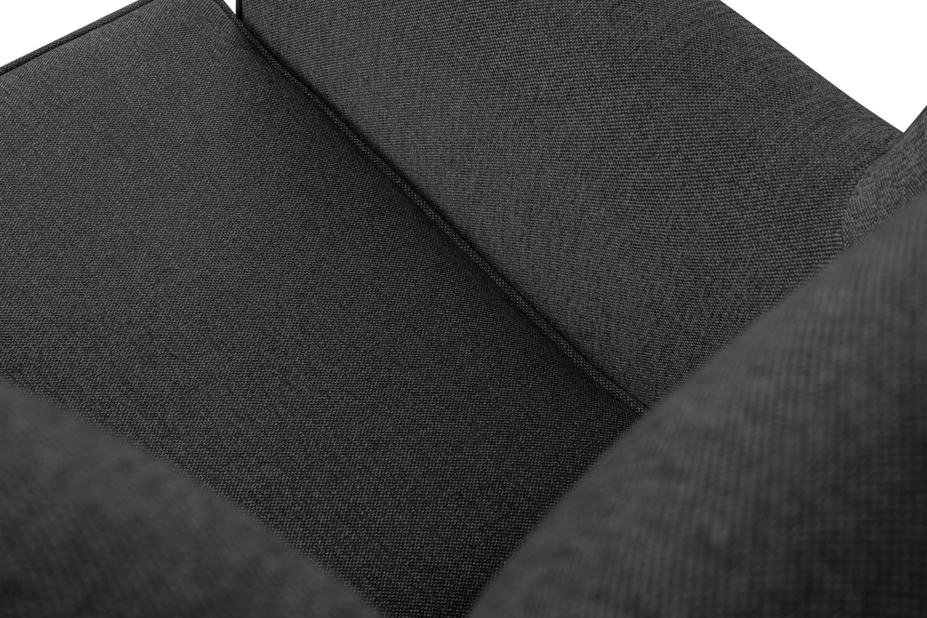 Sessel Gepolsterter Sitzfläche, Konsimo in Ohrensessel Massivholzbeine Armlehnen, mit MILES Sessel, mit Federn der