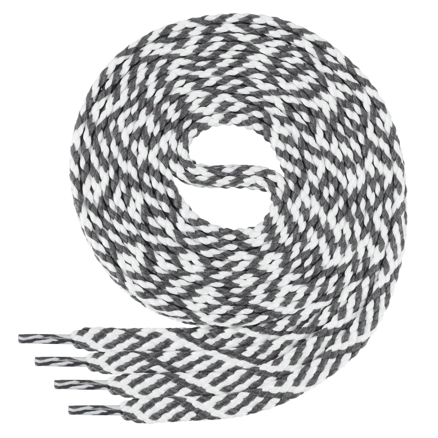 Weiß / Dunkelgrau Twist