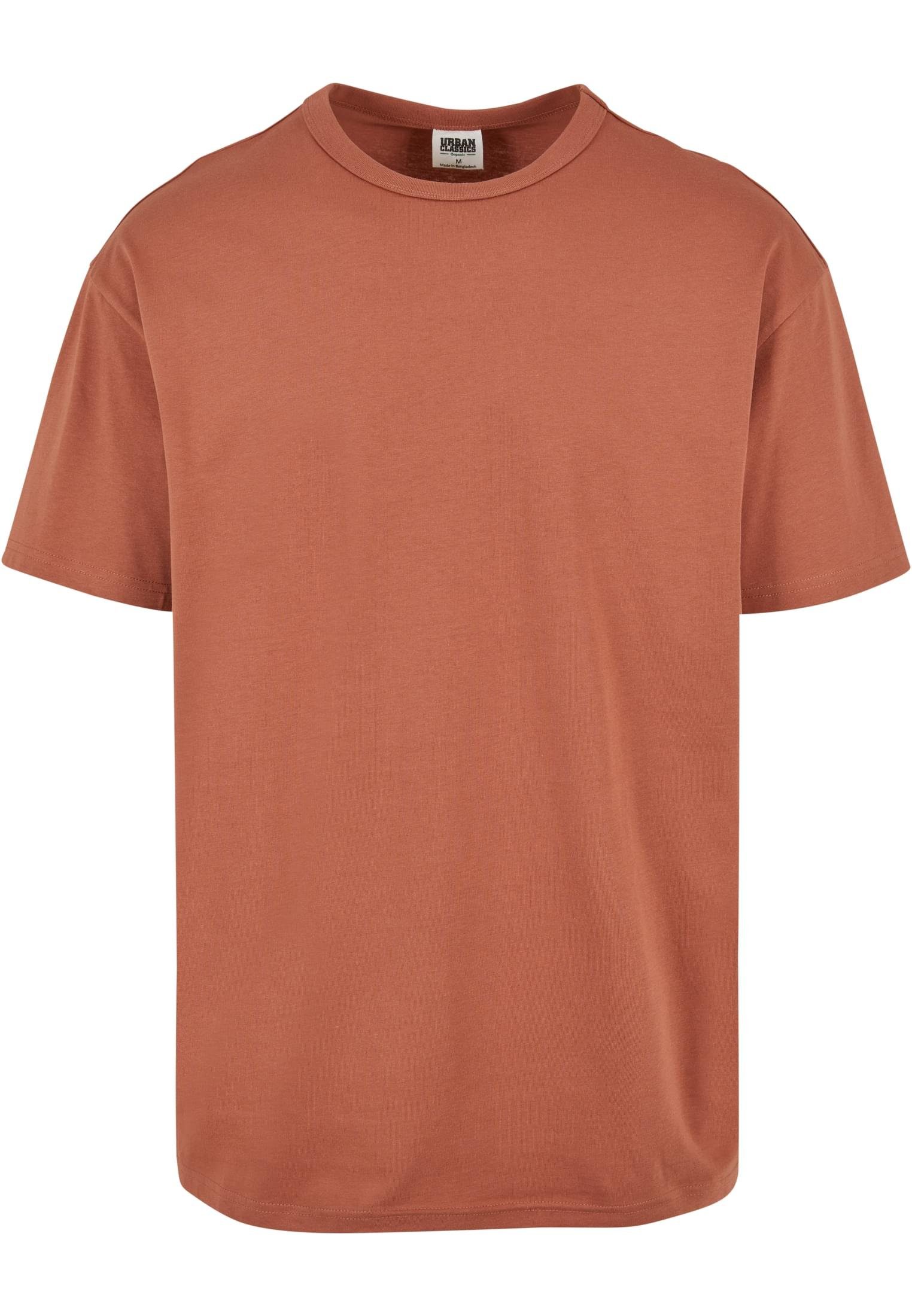 Tee Basic URBAN Herren Organic CLASSICS T-Shirt terracotta (1-tlg)