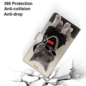 König Design Handyhülle Huawei Mate 40 Pro, Schutzhülle Schutztasche Case Cover Etuis Wallet Klapptasche Bookstyle