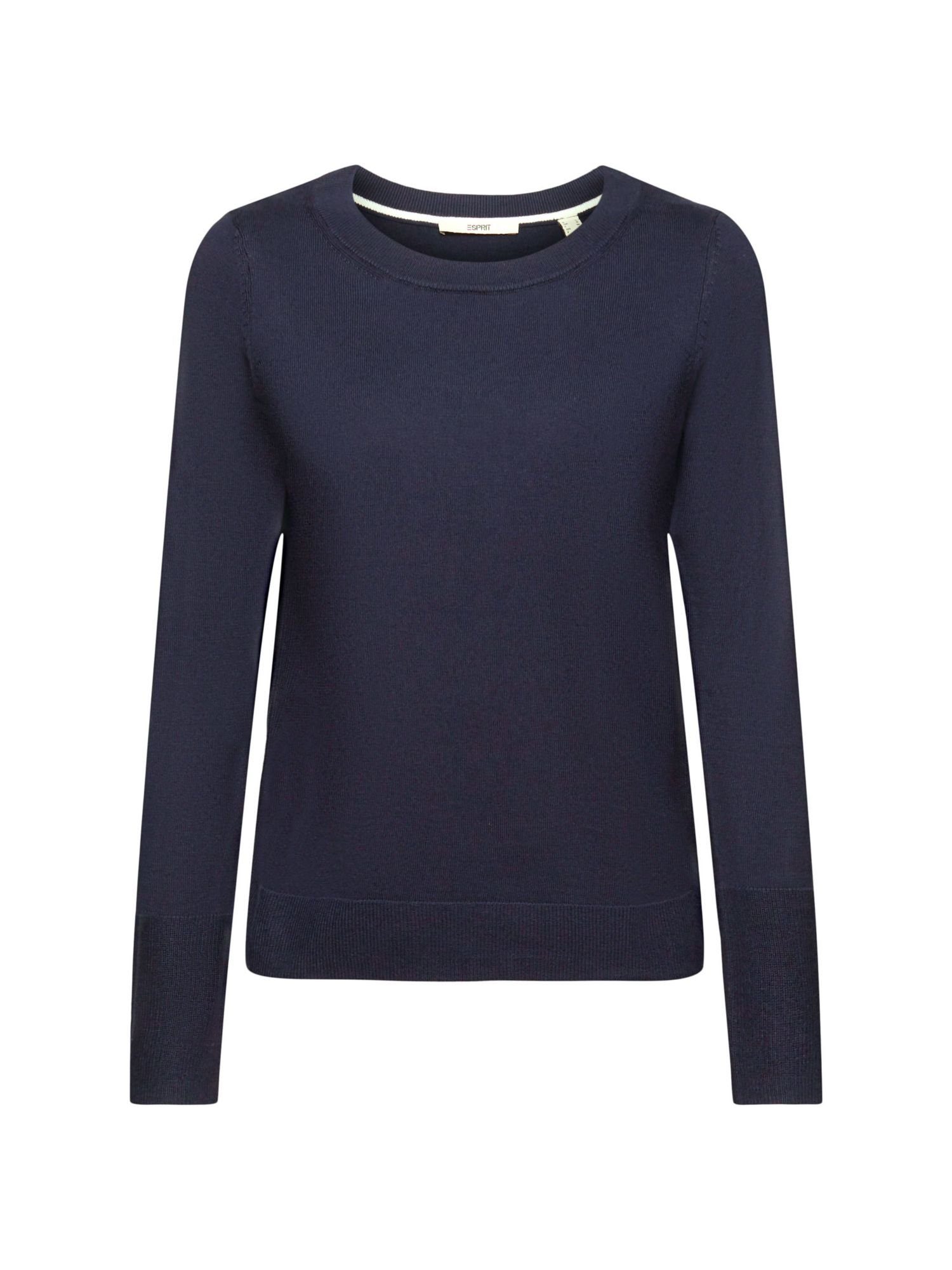 Esprit Rundhalspullover Fein gewebter Pullover