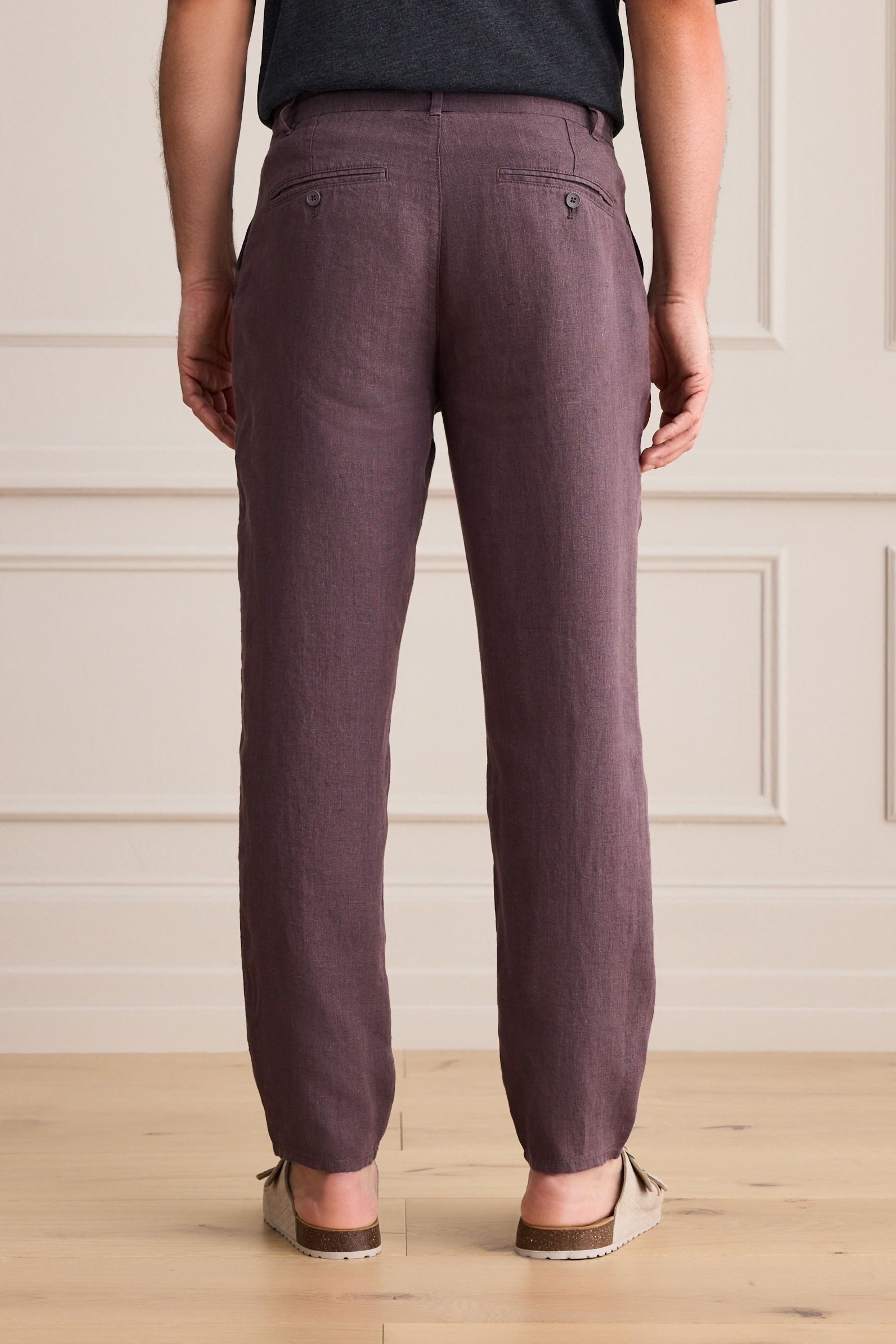 Next Bundfaltenhose Signature Regular Fit Chinohose mit konischem Bein (1-tlg)