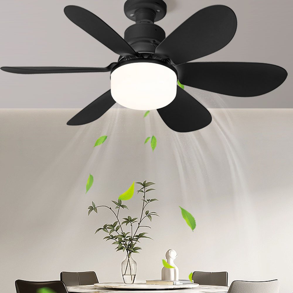 PRIISF LED Pendelleuchte Deckenventilator mit Beleuchtung günstig online kaufen