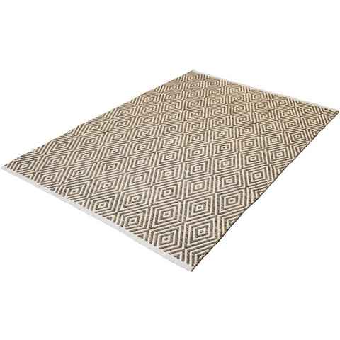 Teppich Helen, andas, rechteckig, Höhe: 7 mm, flacher Teppich, weich, pflegeleicht, elegant