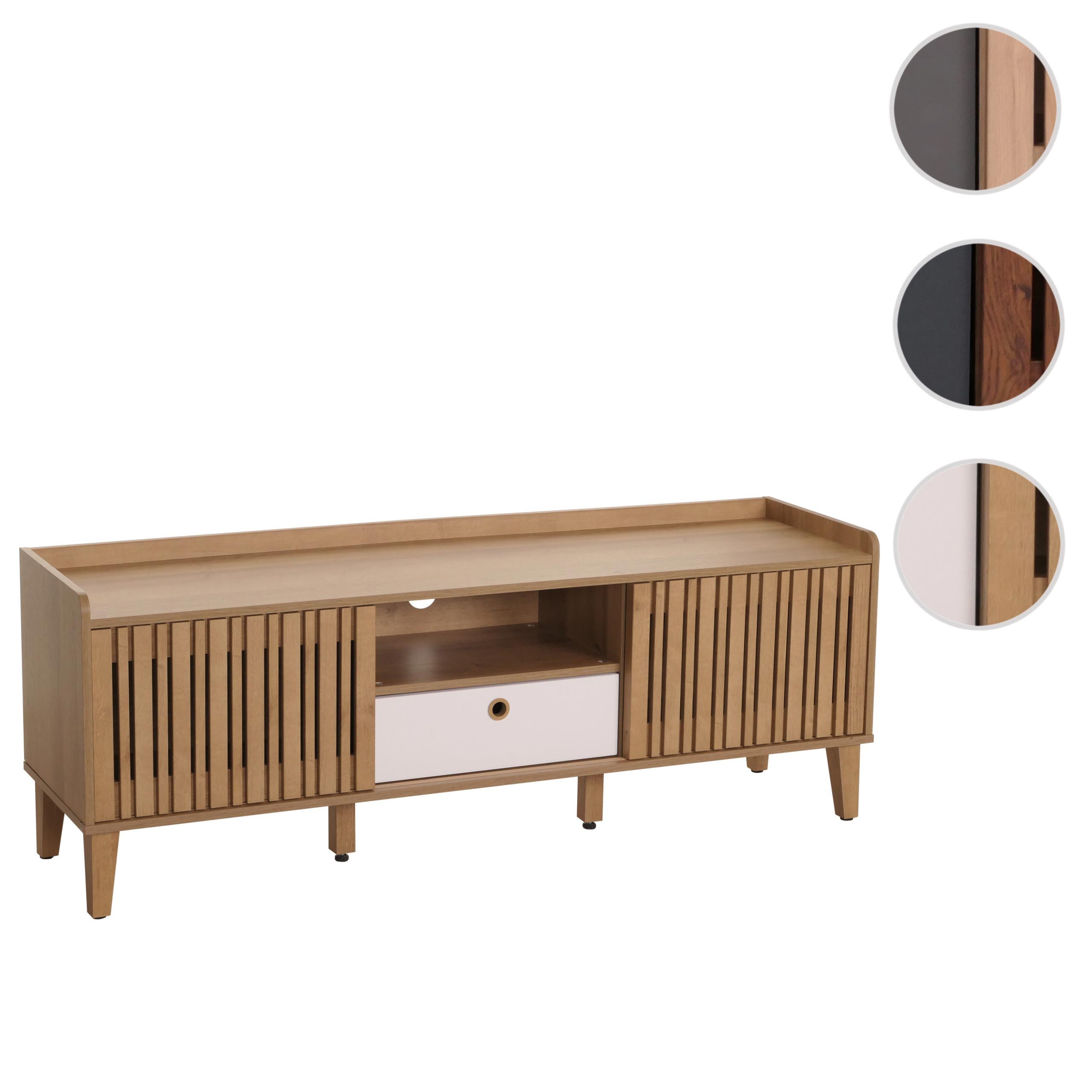 MCW TV-Rack MCW-M48 TV-Rack, Zwei Schiebetüren mit Schienensystem auf Rollen