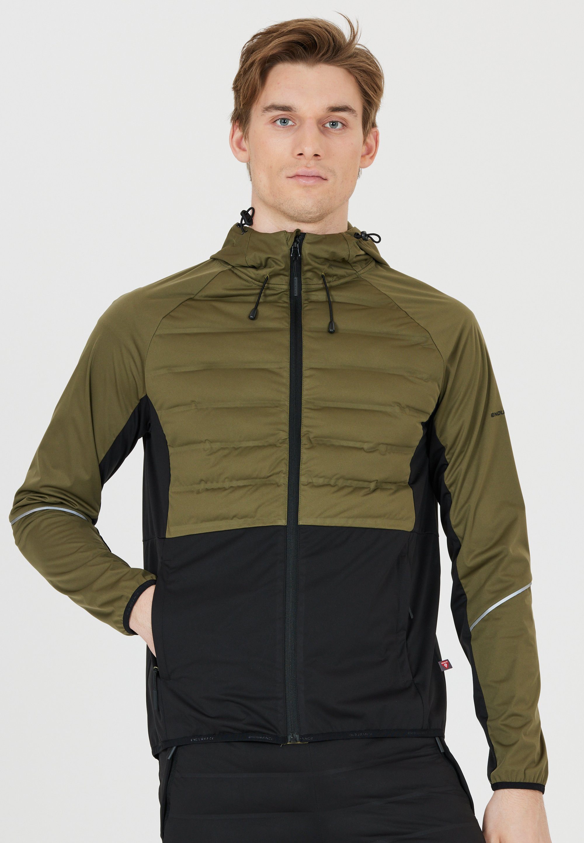 ENDURANCE Laufjacke Sander mit Primaloft-Futter Mit leichtgewichtigem und Primaloft-Futter, innovativem wärmeisolierendem