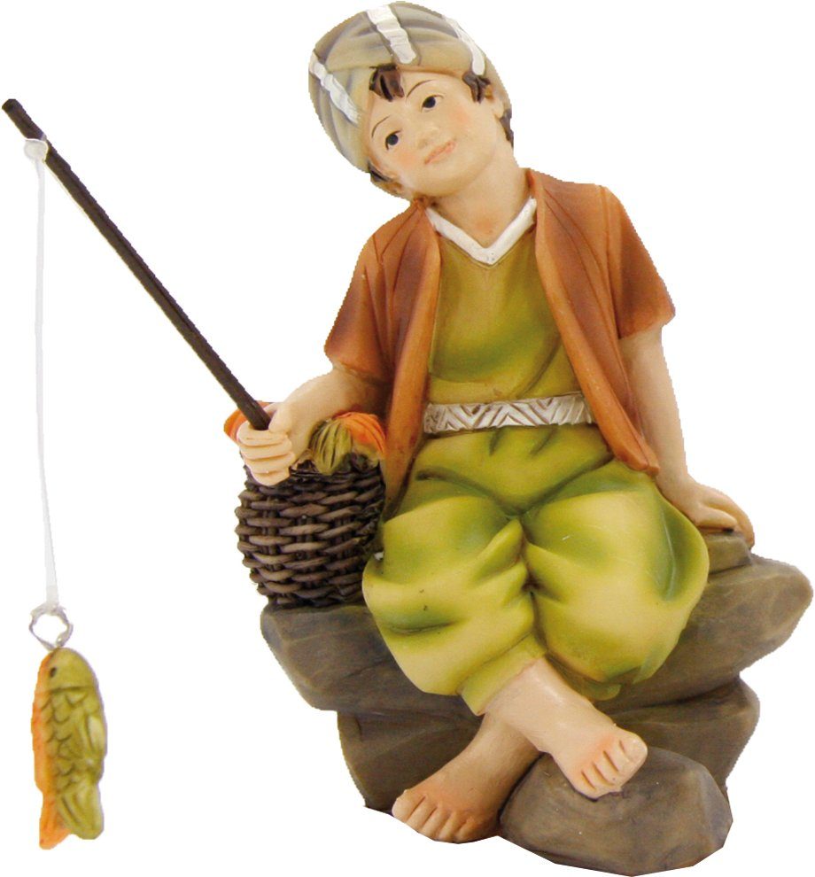 dekoprojekt Krippenfigur Krippenfigur Angler sitzend (1 St)