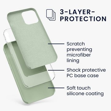 kwmobile Handyhülle Hülle für Apple iPhone 12 Pro Max, Hülle Silikon gummiert - Handyhülle - Handy Case Cover