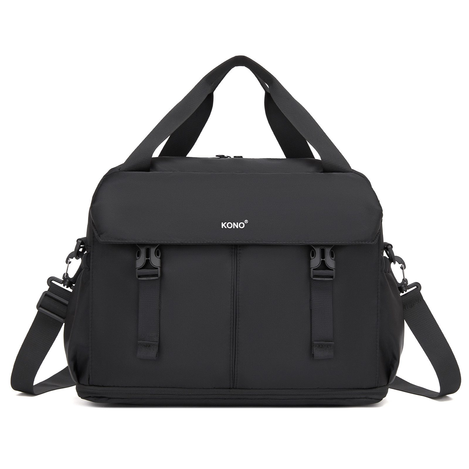 KONO Reisetasche Handgepäck 40×30×20cm mit Schuhfach & Nassfach, erweiterbar auf H42cm