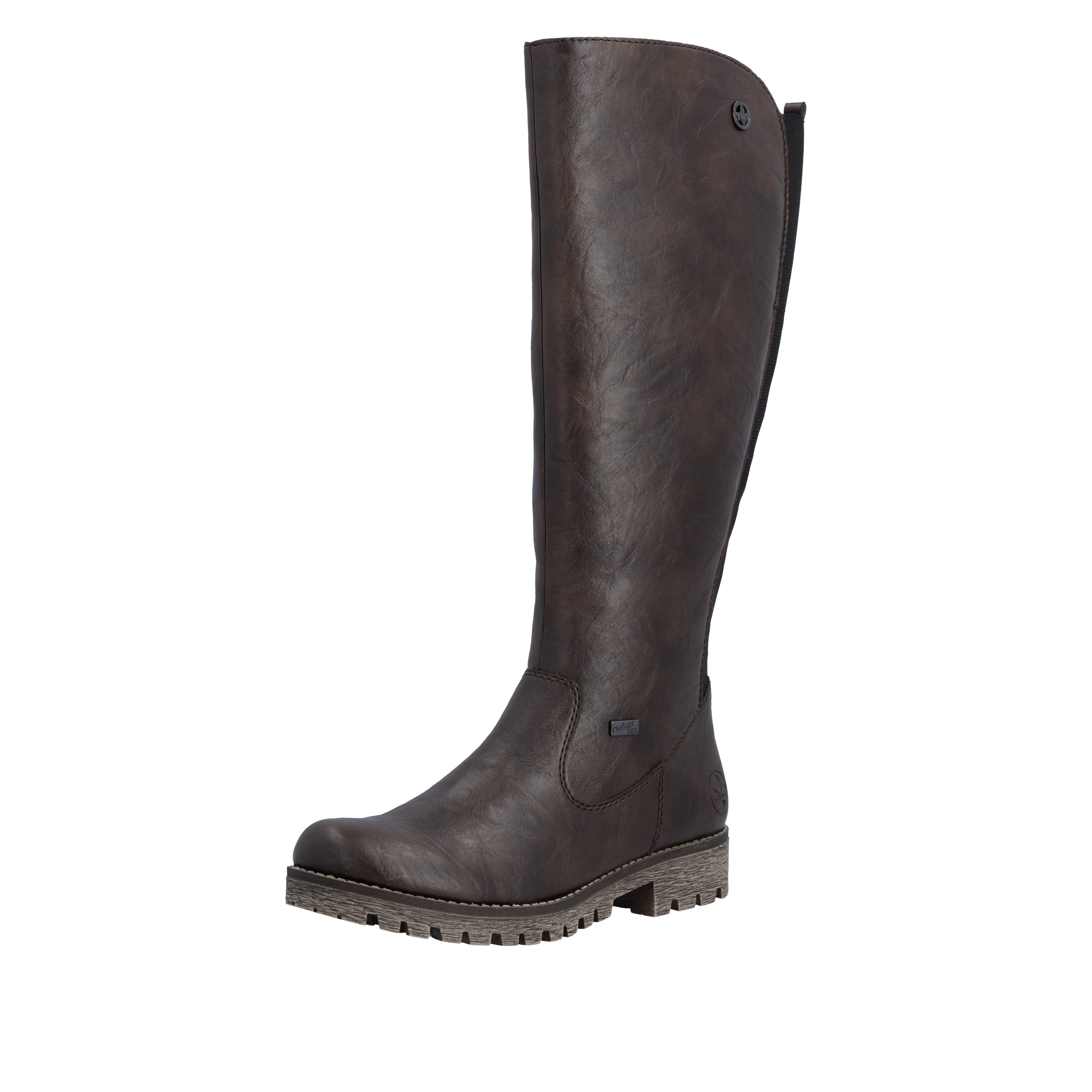 Rieker Winterstiefel, Langschaftstiefel, Winterstiefel im klassischen Look, TEX-Membran