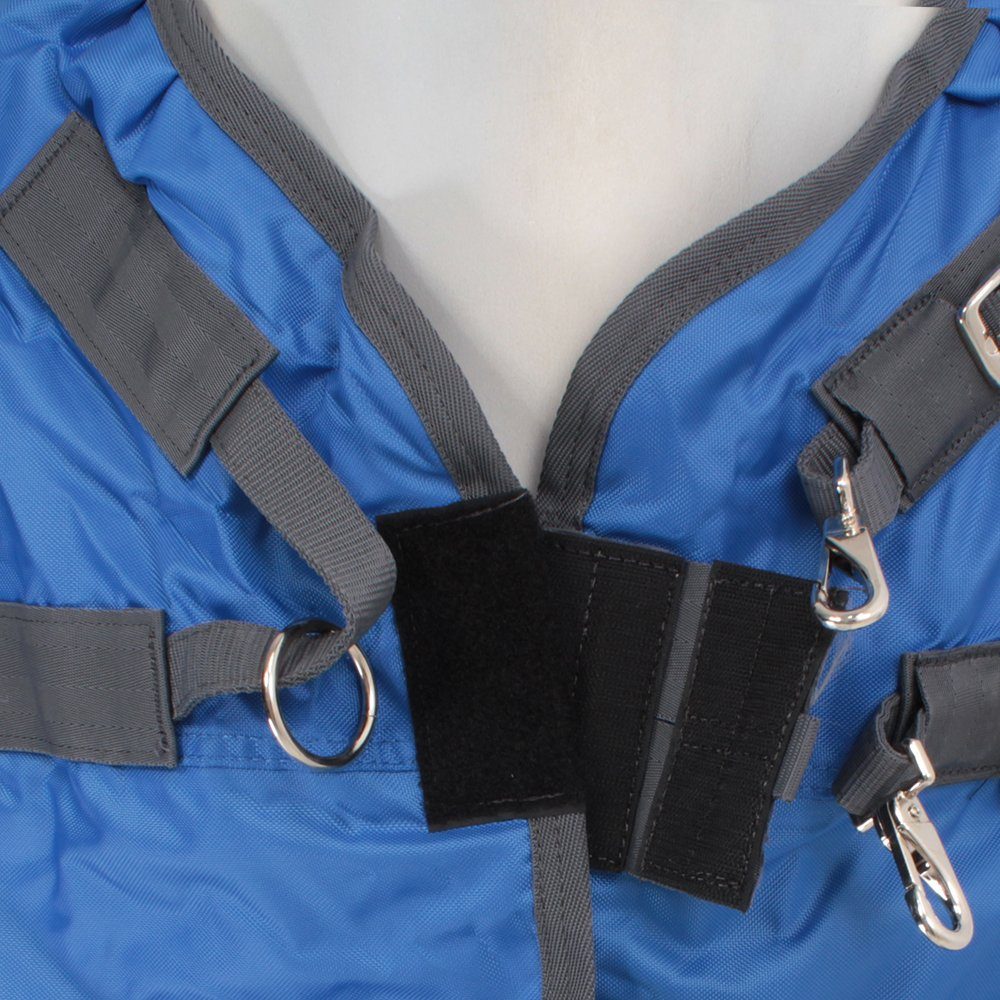 BUSSE Pferde-Regendecke Busse Outdoordecke Windchill 100g - royal (grau)
