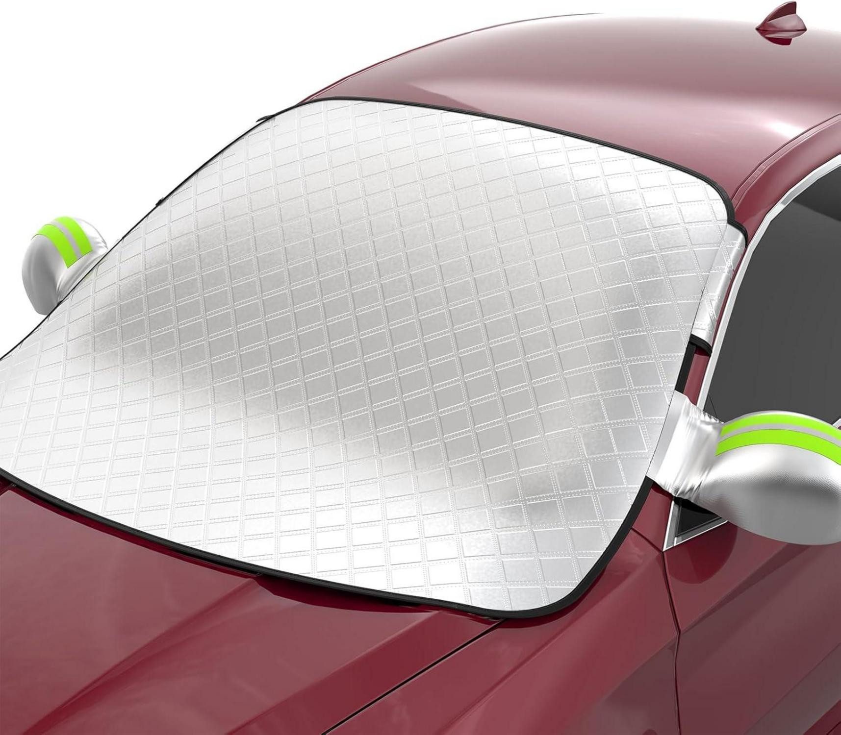 LuxusKollektion Autoplane Auto Frontscheibenabdeckung mit 9 Magneten und Spiegelabdeckungen