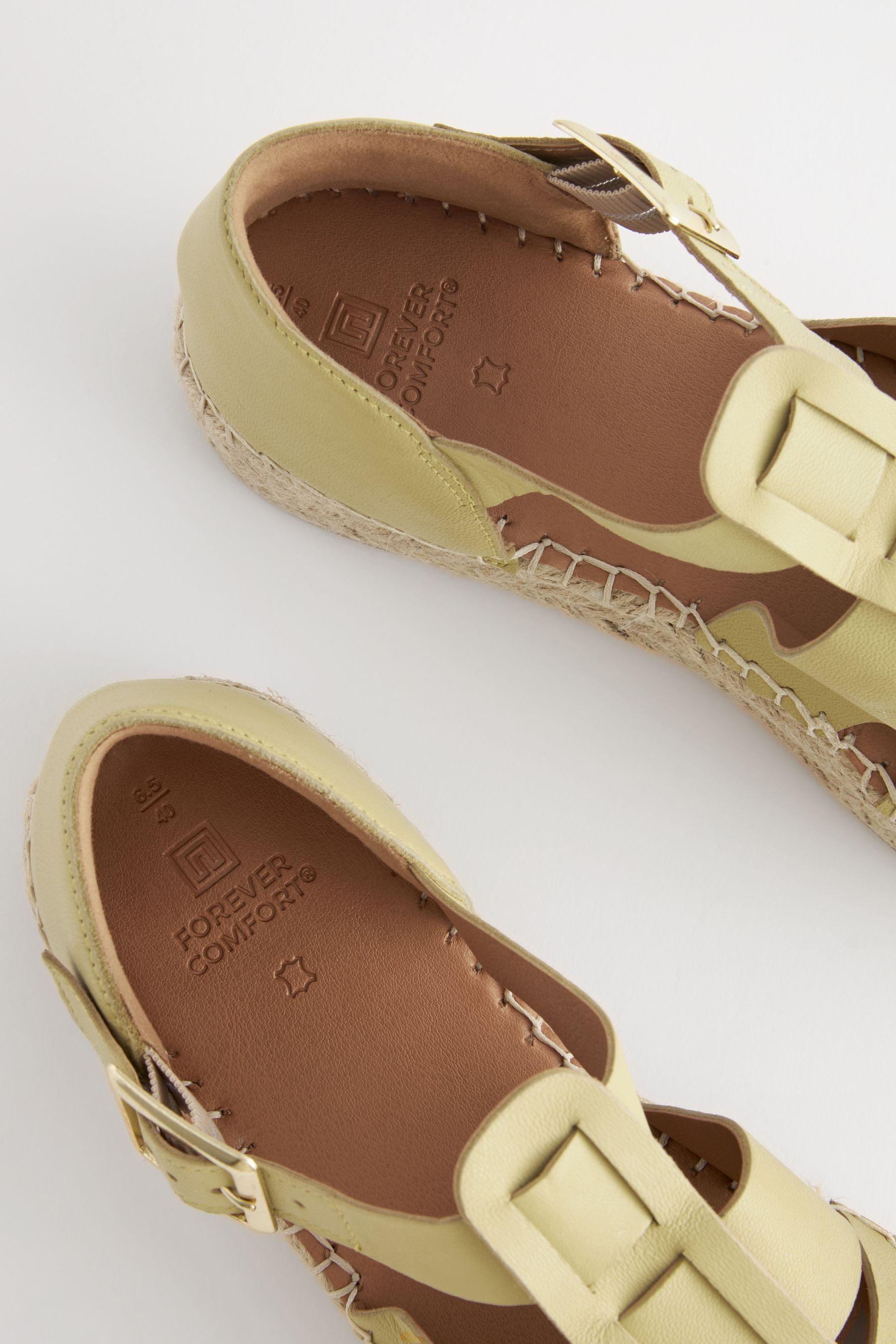 Next Forever Comfort® Fischer-Espadrilles aus Leder günstig online kaufen