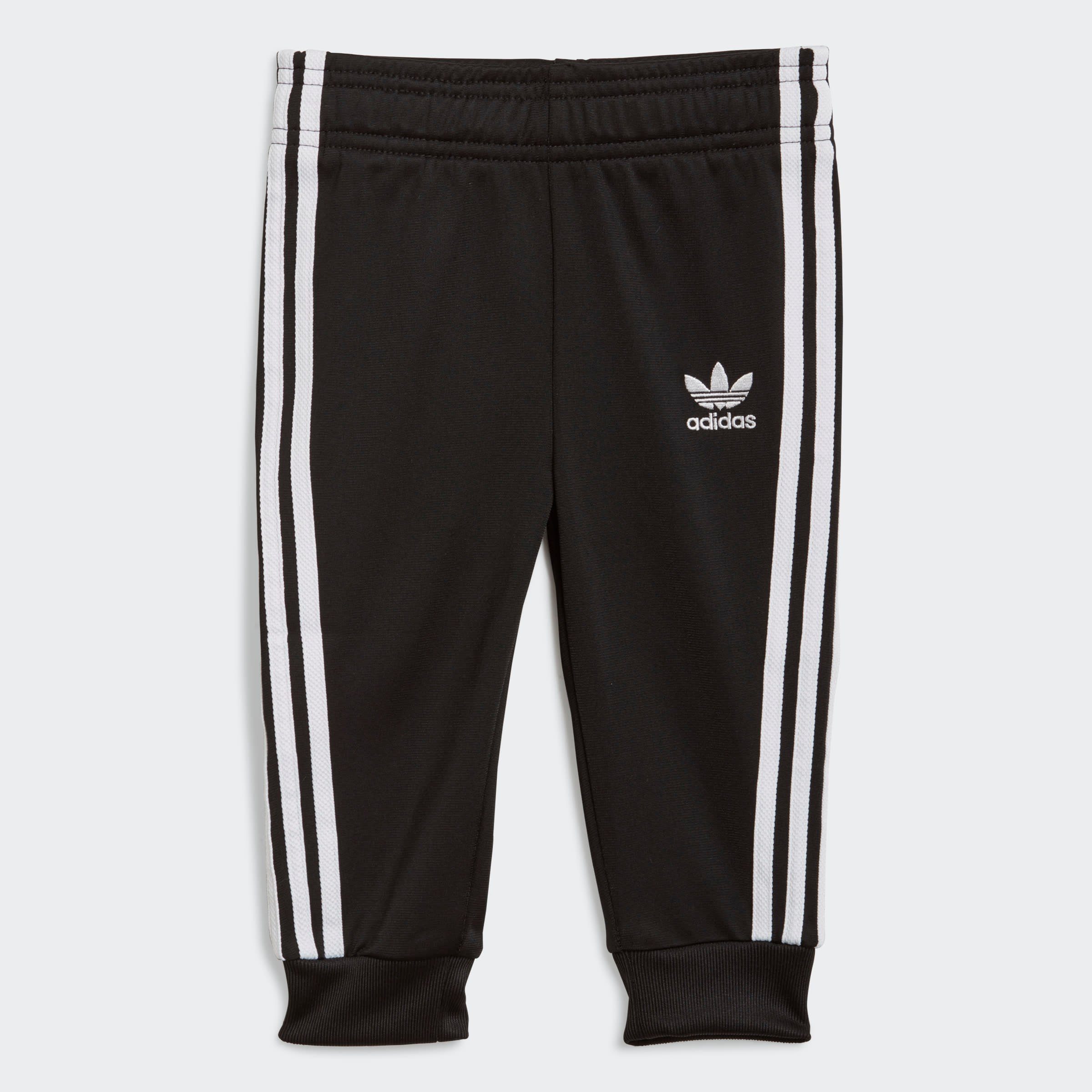 ADICOLOR adidas Trainingsanzug Black Kinder Originals White SST / (2-tlg), für