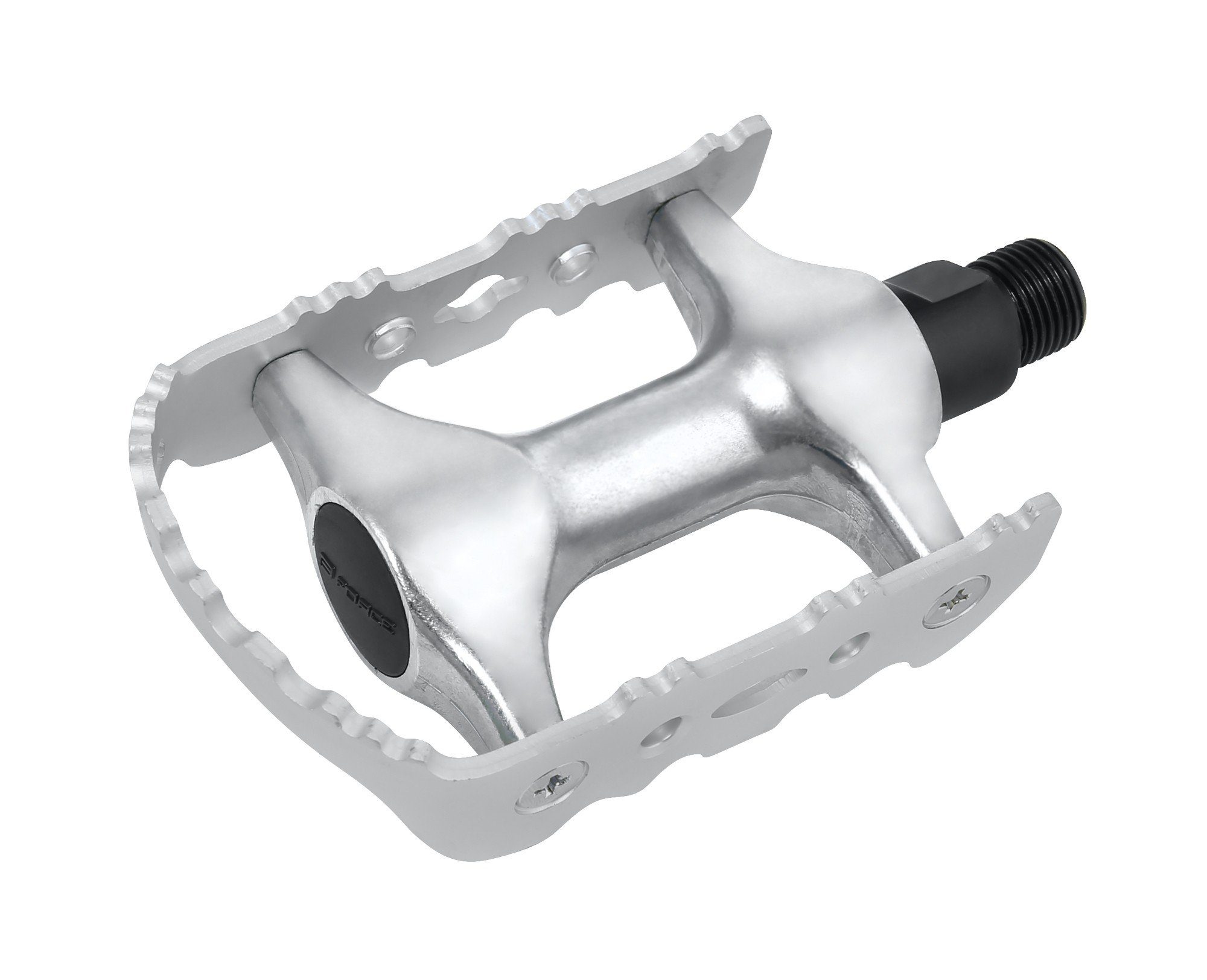 FORCE Fahrradpedale Pedale FORCE 910 Aluminium-Kugellager, silber