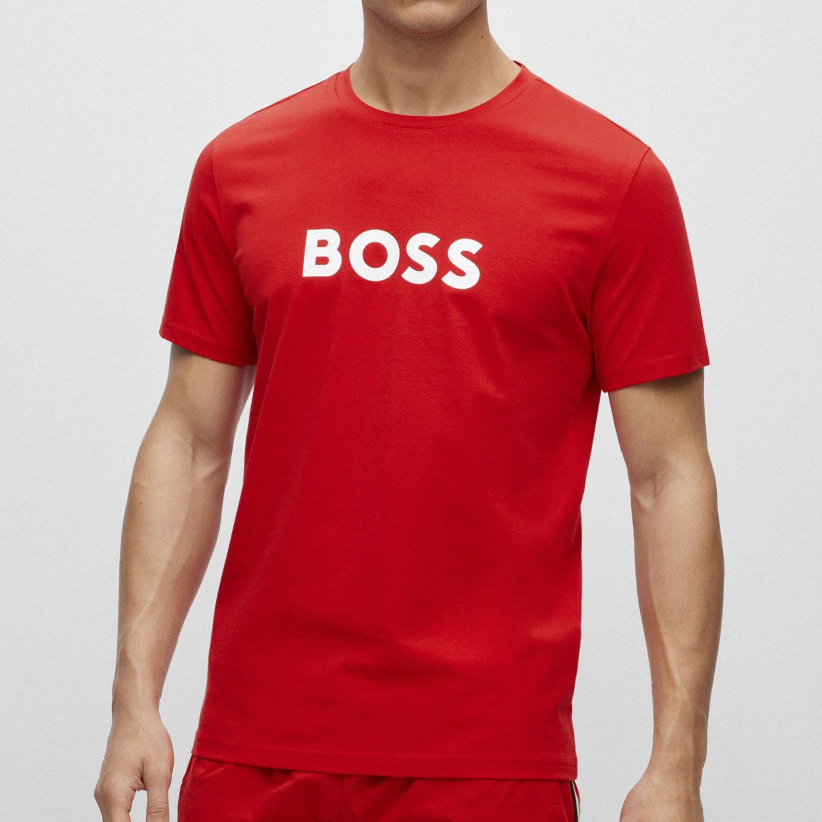 BOSS T-Shirt T-Shirt RN mit großem günstig online kaufen