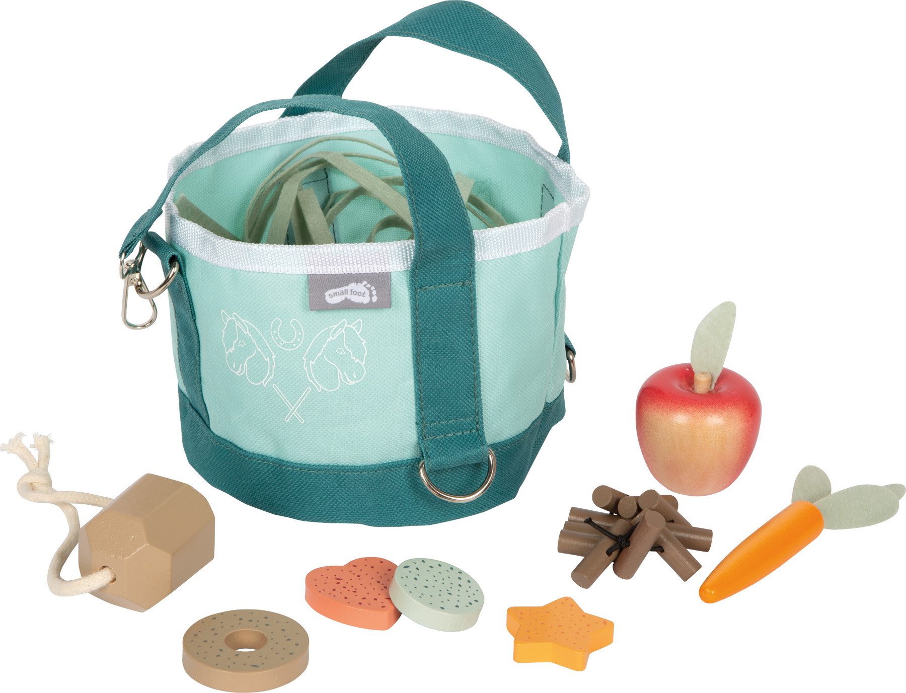 Small Foot Stehtier Pferdefutter Set mit Tasche