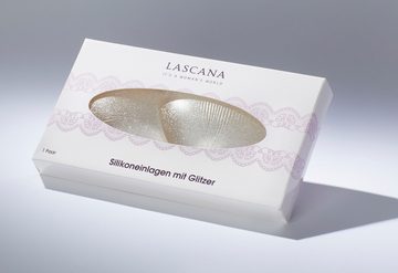 LASCANA BH-Einlagen, transparent mit leichtem Glitter