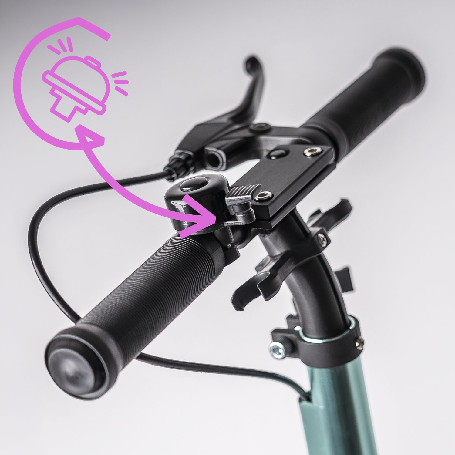 Movino Cityroller MOVINO COMFORT+ Stoßdämpfer Handbremse Tragegurt