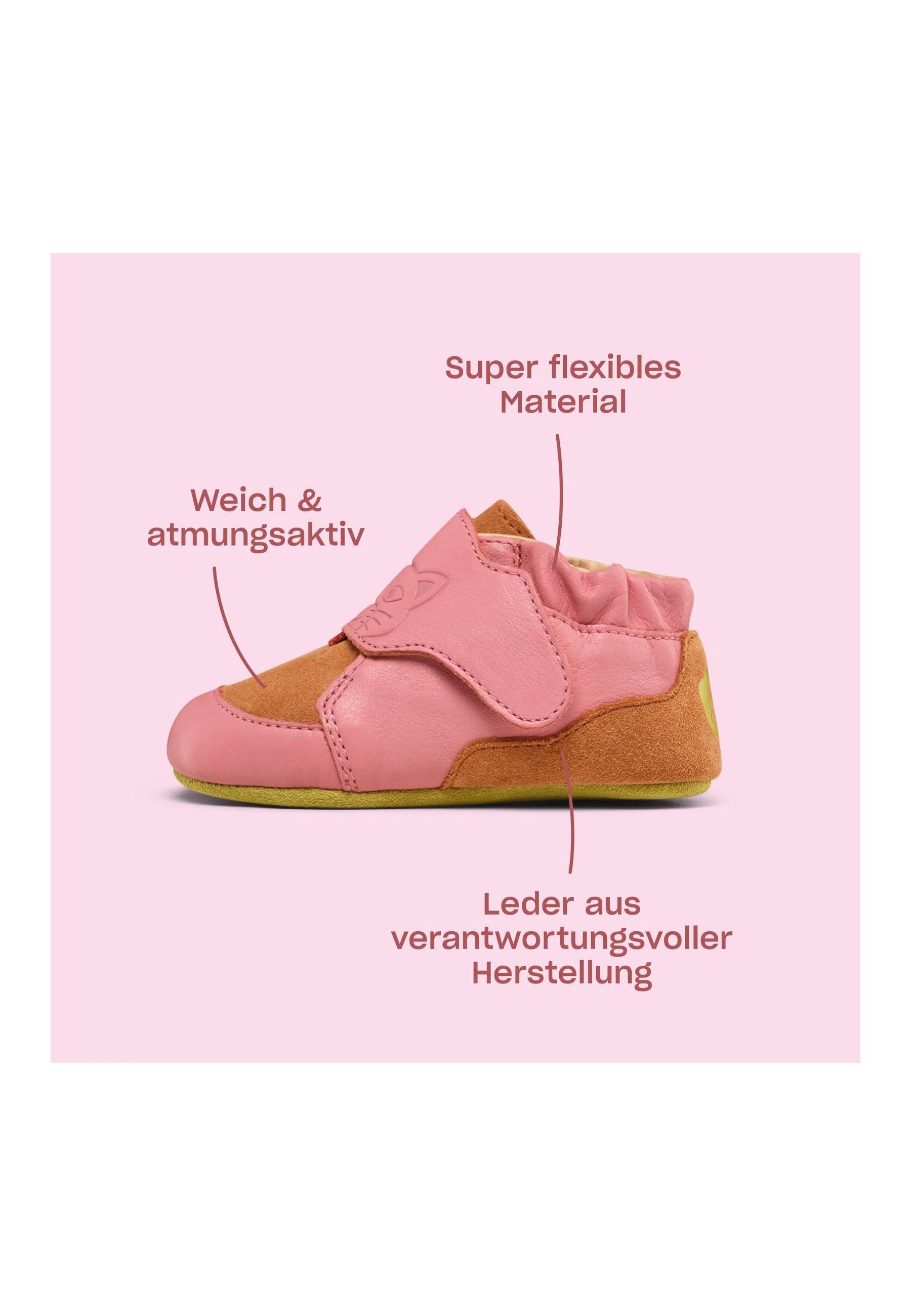 Affenzahn Leder Crawly . Krabbelschuh aus echtem Leder