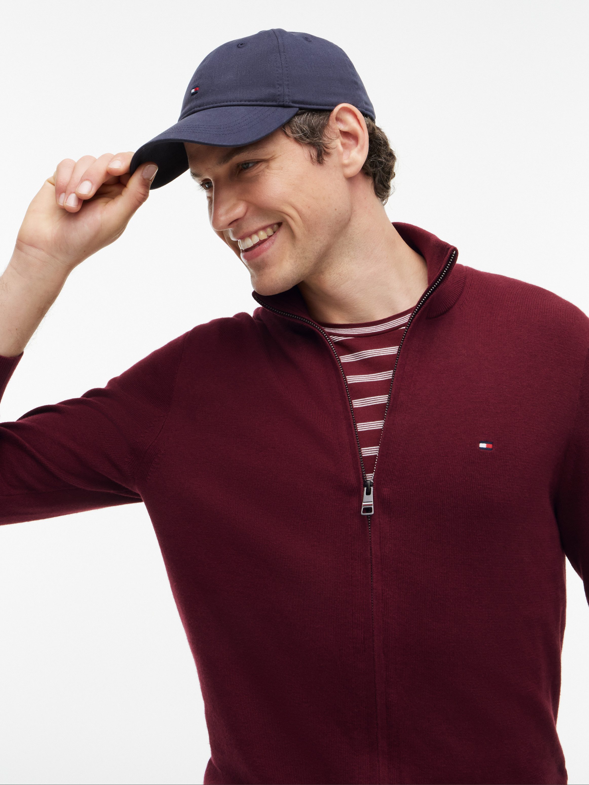 Tommy Hilfiger Cardigan PIMA ORG CTN CASHMERE ZIP THRU – Bild 2 von 5