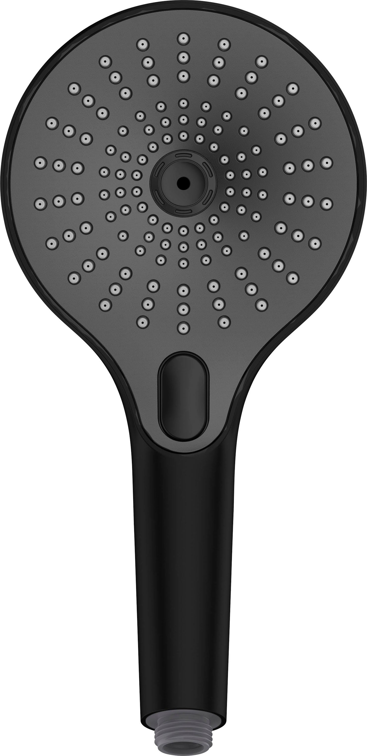 WENKO Handbrause Ultimate Shower, (1-tlg), 13 Schwarz/Grau, Ø cm