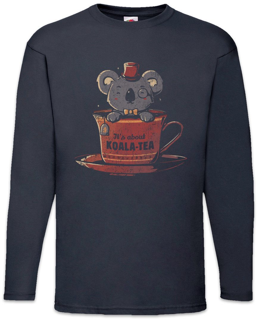 Langarmshirt Koala Tea Langarm T-Shirt Tee Teetrinker Teacup Bär Koalabär Bear Cute